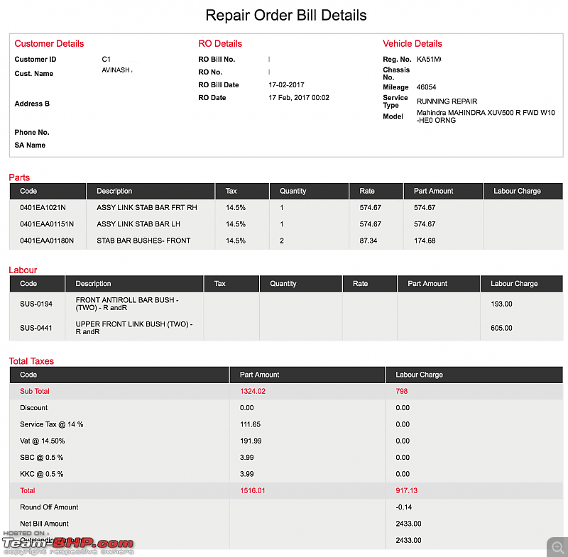 Ownership tales of Orange Cheetah, my 2015 Mahindra XUV5OO W10 FWD. EDIT: Sold after 150,000 km-rrbill.png