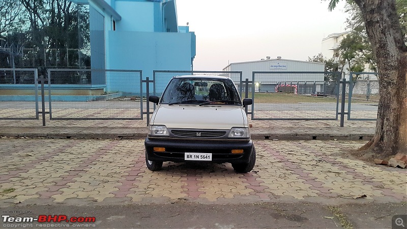 The love of my life - A 2000 Maruti 800 DX 5-Speed. EDIT: Gets export model features on Pg 27-20170116_172124.jpg