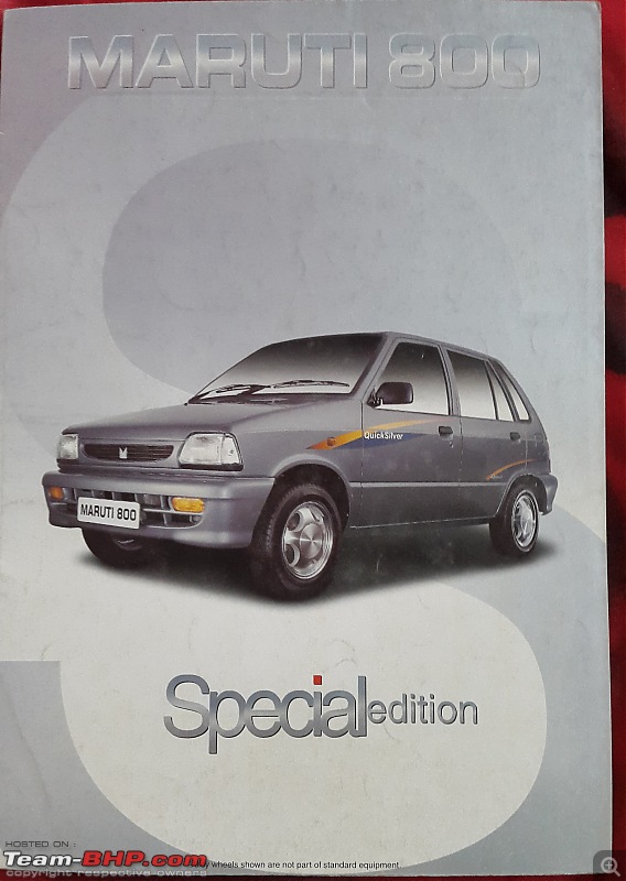 The love of my life - A 2000 Maruti 800 DX 5-Speed. EDIT: Gets export model features on Pg 27-20160928_084724.jpg