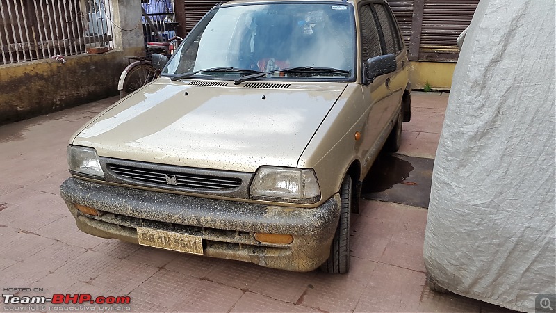 The love of my life - A 2000 Maruti 800 DX 5-Speed. EDIT: Gets export model features on Pg 27-rains-2.jpg