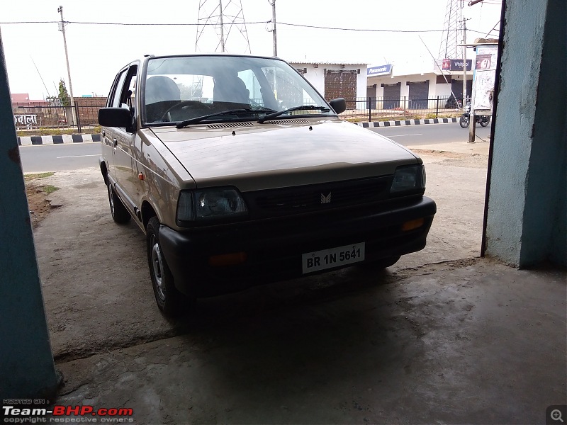 The love of my life - A 2000 Maruti 800 DX 5-Speed. EDIT: Gets export model features on Pg 27-img_20180213_131839668.jpg