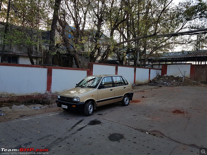 The love of my life - A 2000 Maruti 800 DX 5-Speed. EDIT: Gets export model features on Pg 27-20180226_071752.jpg