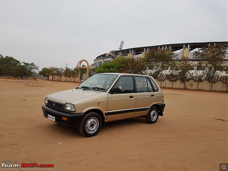 The love of my life - A 2000 Maruti 800 DX 5-Speed. EDIT: Gets export model features on Pg 27-20180316_160355.jpg