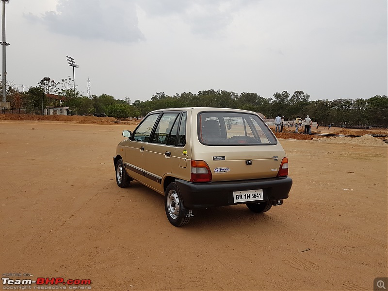 The love of my life - A 2000 Maruti 800 DX 5-Speed. EDIT: Gets export model features on Pg 27-20180316_160420.jpg