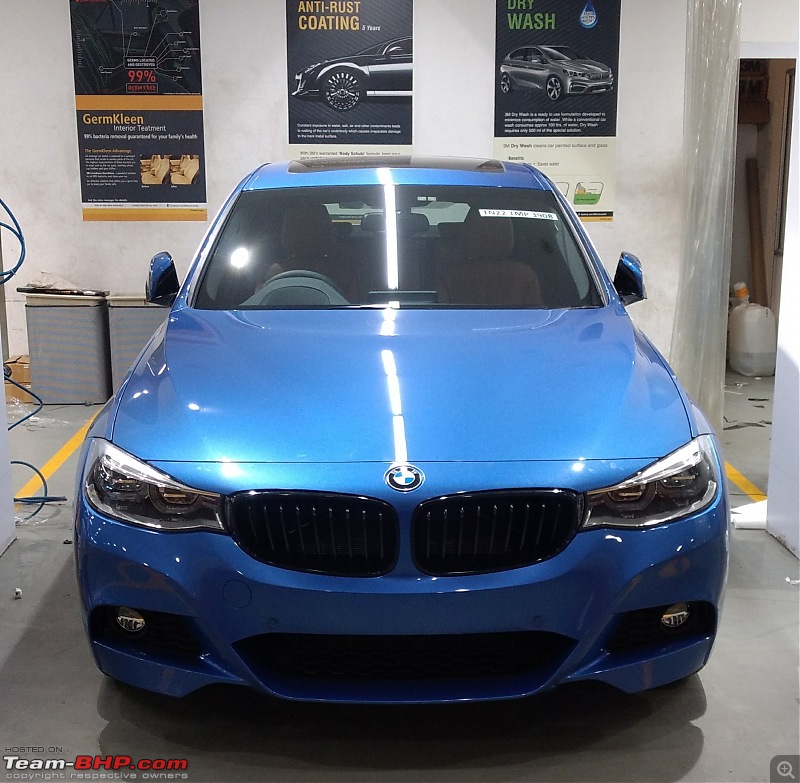 A GT joins a GT - Estoril Blue BMW 330i GT M-Sport comes home - EDIT: 100,000 kilometers up-front.jpg