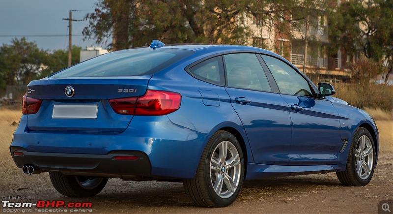 A GT joins a GT - Estoril Blue BMW 330i GT M-Sport comes home - EDIT: 100,000 kilometers up-rear-three-quarter-1.jpg