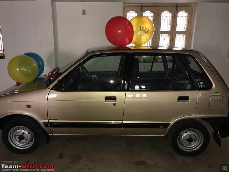 The love of my life - A 2000 Maruti 800 DX 5-Speed. EDIT: Gets export model features on Pg 27-img20180325wa0013.jpg