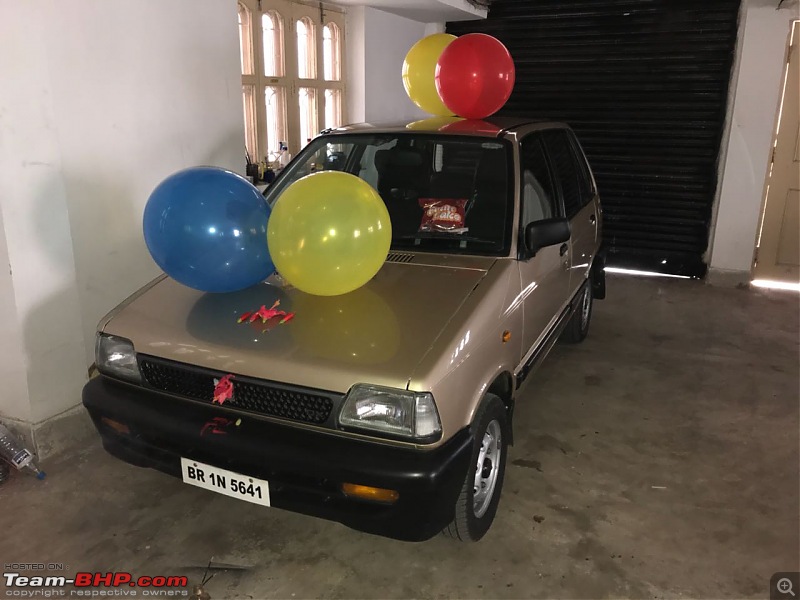 The love of my life - A 2000 Maruti 800 DX 5-Speed. EDIT: Gets export model features on Pg 27-img20180325wa0014.jpg