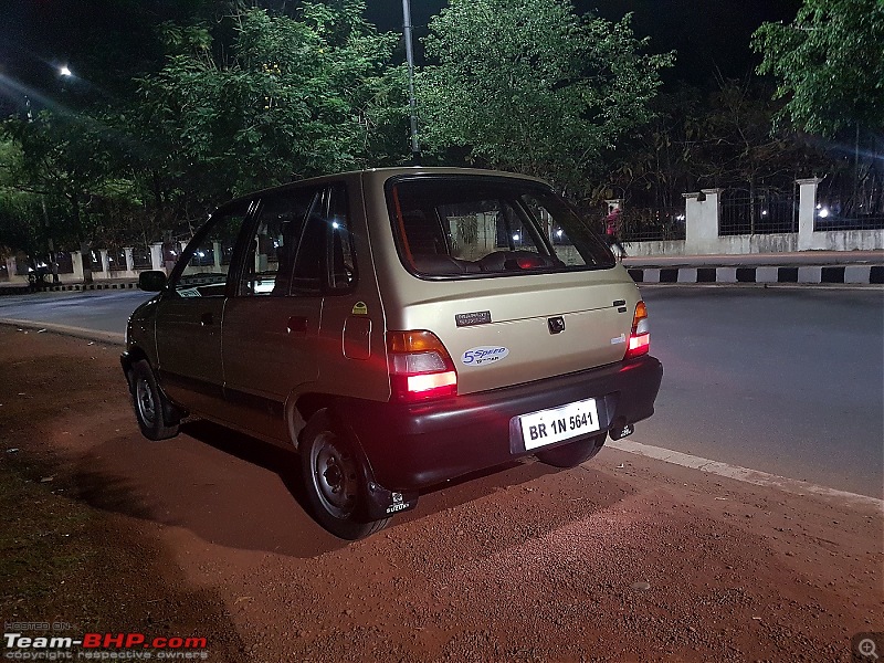 The love of my life - A 2000 Maruti 800 DX 5-Speed. EDIT: Gets export model features on Pg 27-20180420_184916.jpg