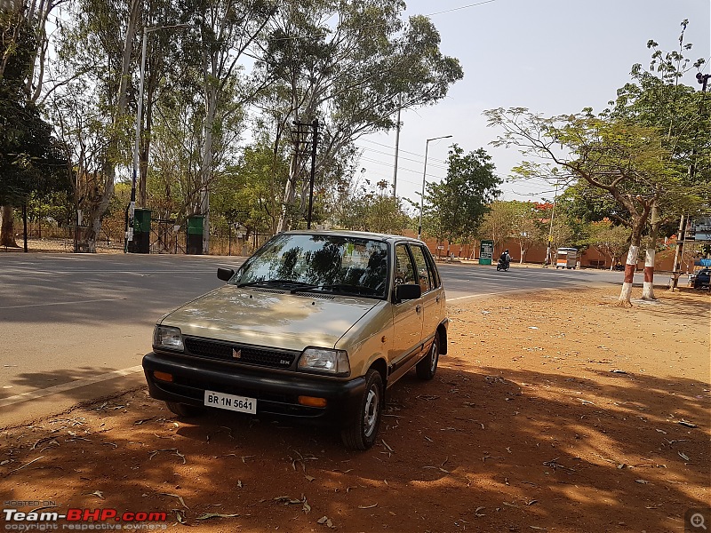 The love of my life - A 2000 Maruti 800 DX 5-Speed. EDIT: Gets export model features on Pg 27-20180427_090904.jpg