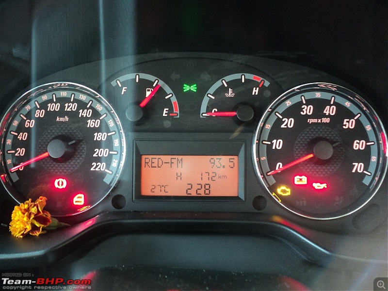 Living with a Fiat Punto for 4.5 years & 1 lakh km-early-odo-reading.jpg