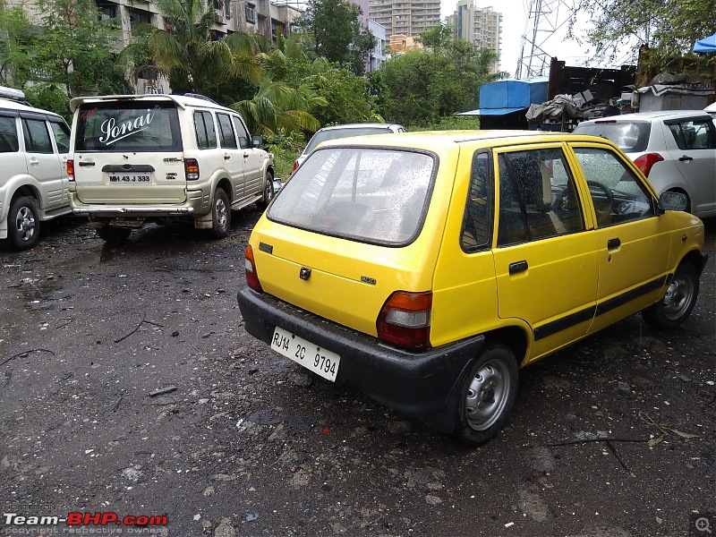 The love of my life - A 2000 Maruti 800 DX 5-Speed. EDIT: Gets export model features on Pg 27-car2.jpg