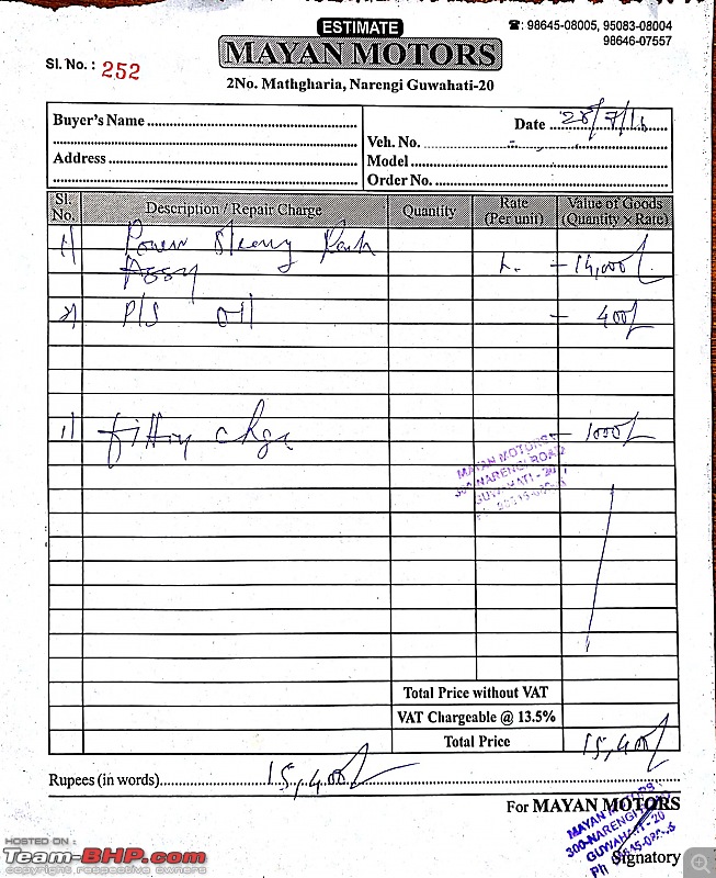 Living with a Fiat Punto for 4.5 years & 1 lakh km-102k-power-steering-pump.jpg