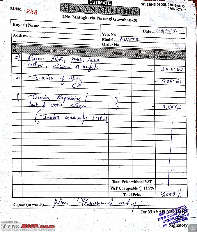 Living with a Fiat Punto for 4.5 years & 1 lakh km-103k-turbo-repair.jpg