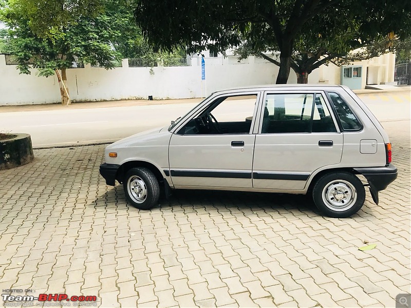 The love of my life - A 2000 Maruti 800 DX 5-Speed. EDIT: Gets export model features on Pg 27-img20180907wa0113.jpg