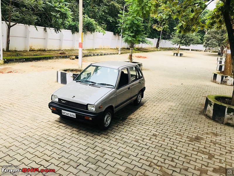 The love of my life - A 2000 Maruti 800 DX 5-Speed. EDIT: Gets export model features on Pg 27-img20180907wa0123.jpg