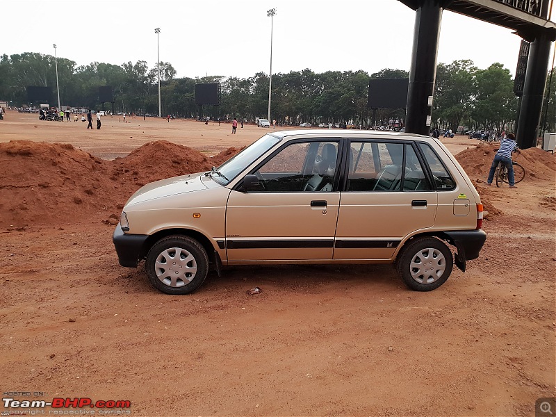 The love of my life - A 2000 Maruti 800 DX 5-Speed. EDIT: Gets export model features on Pg 27-20180629_183453.jpg