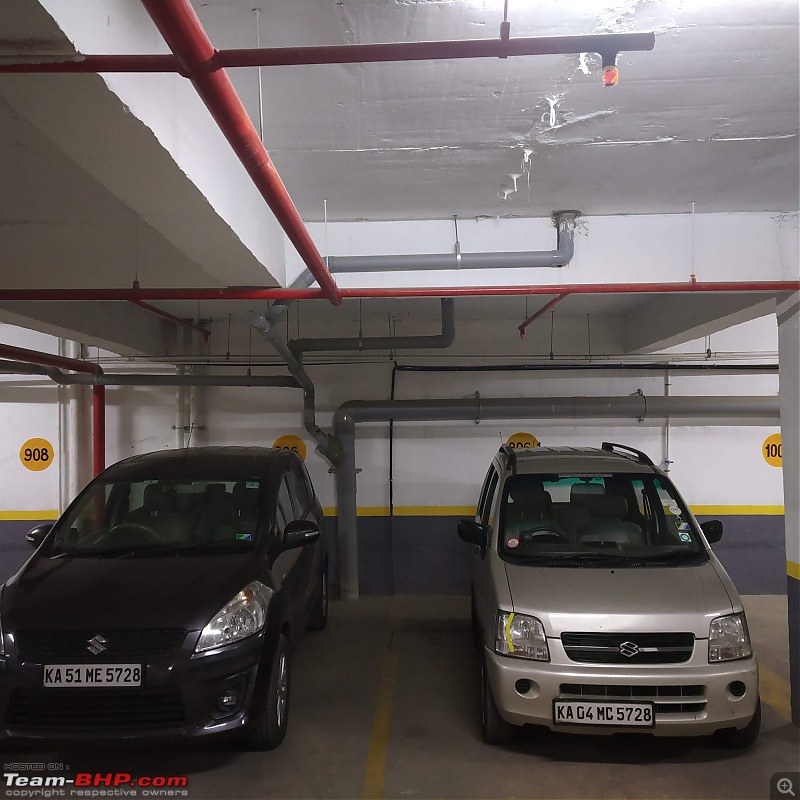 My Maruti Wagon-R F10D: 16 years, 258,000 kms, makes way for the Baleno!-parking-2.jpg