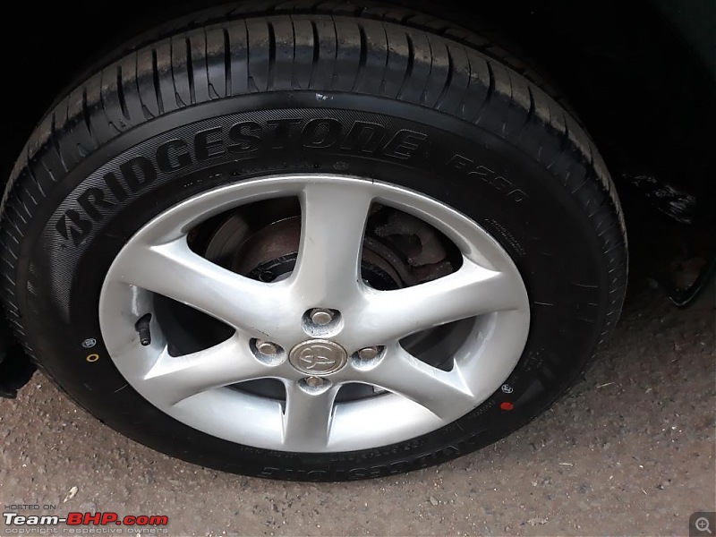 Why did I buy a 12 Year old Toyota Corolla - My experience-new-tyres.-alloy-wheels-scraped-painted..jpg