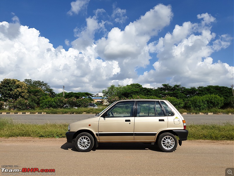 The love of my life - A 2000 Maruti 800 DX 5-Speed. EDIT: Gets export model features on Pg 27-20190920_144305.jpg