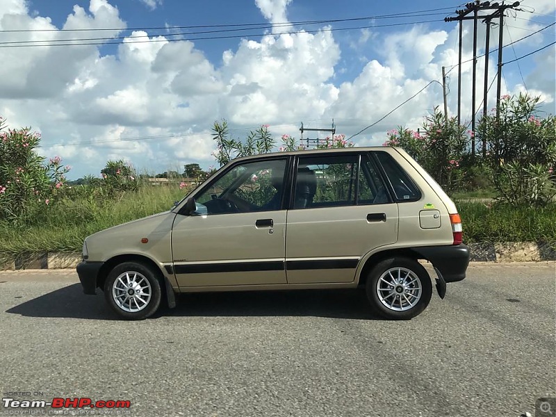 The love of my life - A 2000 Maruti 800 DX 5-Speed. EDIT: Gets export model features on Pg 27-img20190920wa0089.jpg