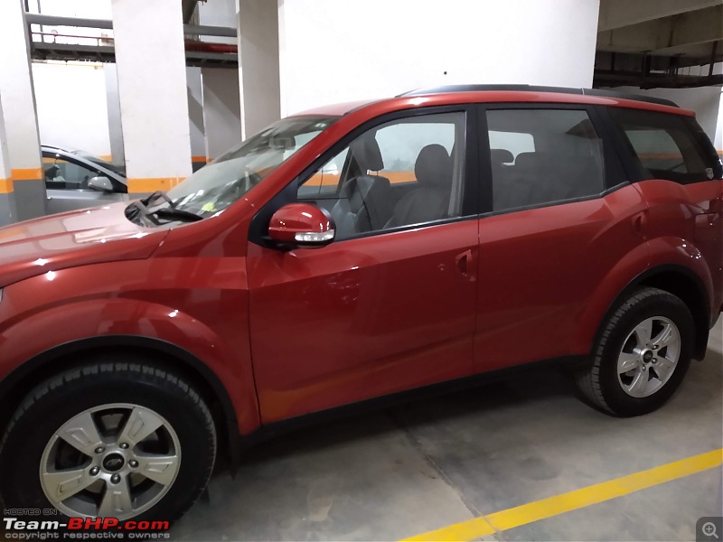 Optimus Prime - Tuscan Red Mahindra XUV5OO W8 ownership report-img_20190831_202619.jpg