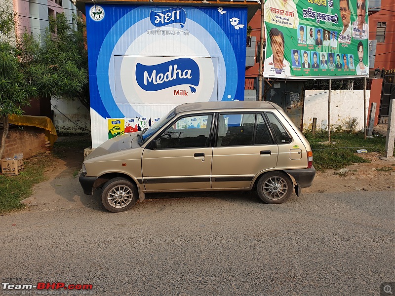 The love of my life - A 2000 Maruti 800 DX 5-Speed. EDIT: Gets export model features on Pg 27-14.jpg
