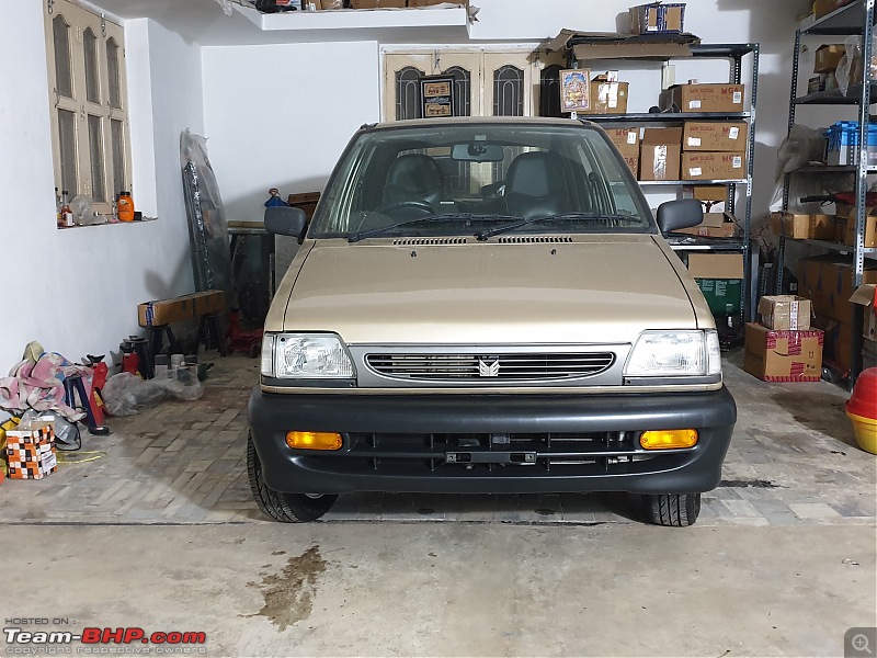 The love of my life - A 2000 Maruti 800 DX 5-Speed. EDIT: Gets export model features on Pg 27-5.jpg