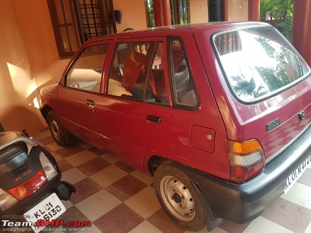 The love of my life - A 2000 Maruti 800 DX 5-Speed. EDIT: Gets export model features on Pg 27-2.jpg