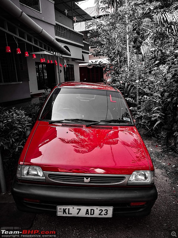The love of my life - A 2000 Maruti 800 DX 5-Speed. EDIT: Gets export model features on Pg 27-88228559_516457469273301_8548975589137055744_o.jpg