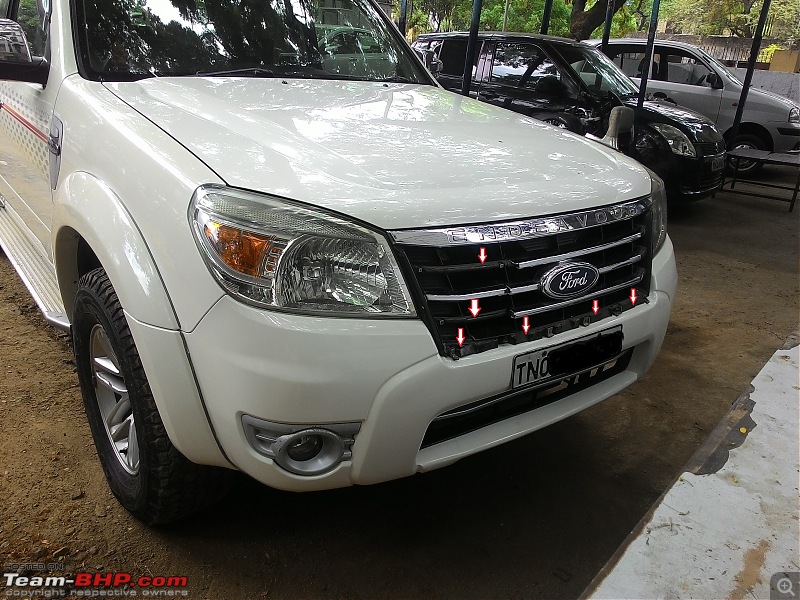 Experiences with a 2010 Ford Endeavour 4x4 AT - An Ownership Review-endeavourbrokengrille2.jpg