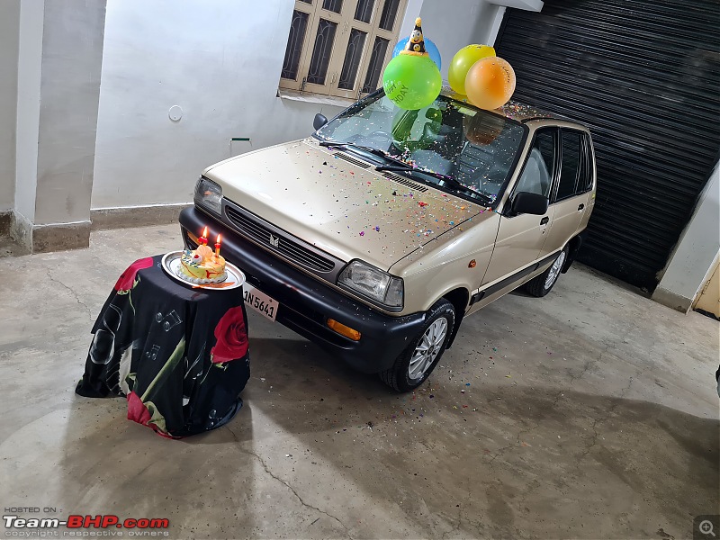 The love of my life - A 2000 Maruti 800 DX 5-Speed. EDIT: Gets export model features on Pg 27-20210324_195809.jpg