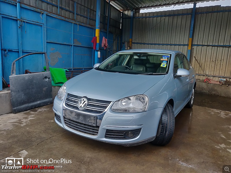 Our first tryst with Volkswagen | Ownership Review of our MK5 VW Jetta-car-painted.jpg