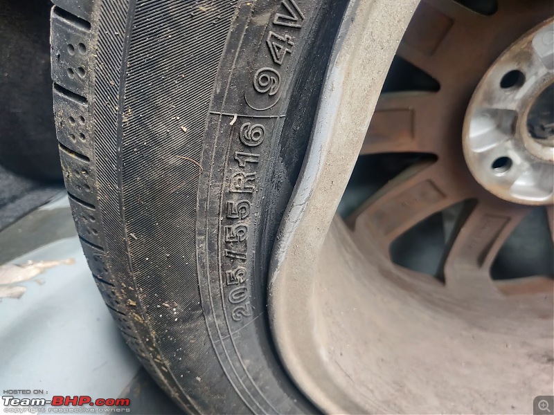 Our first tryst with Volkswagen | Ownership Review of our MK5 VW Jetta-alloy-bend.jpg