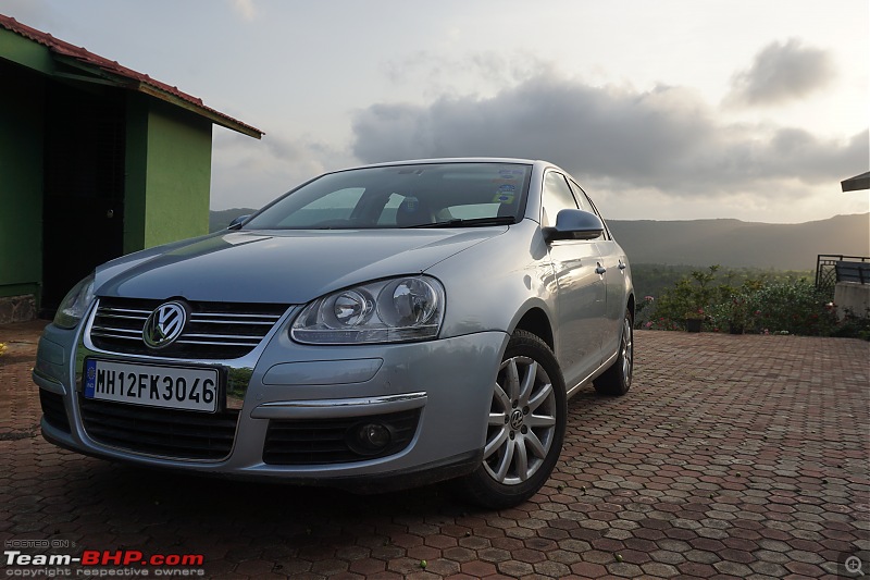 Our first tryst with Volkswagen | Ownership Review of our MK5 VW Jetta-front-34.jpg