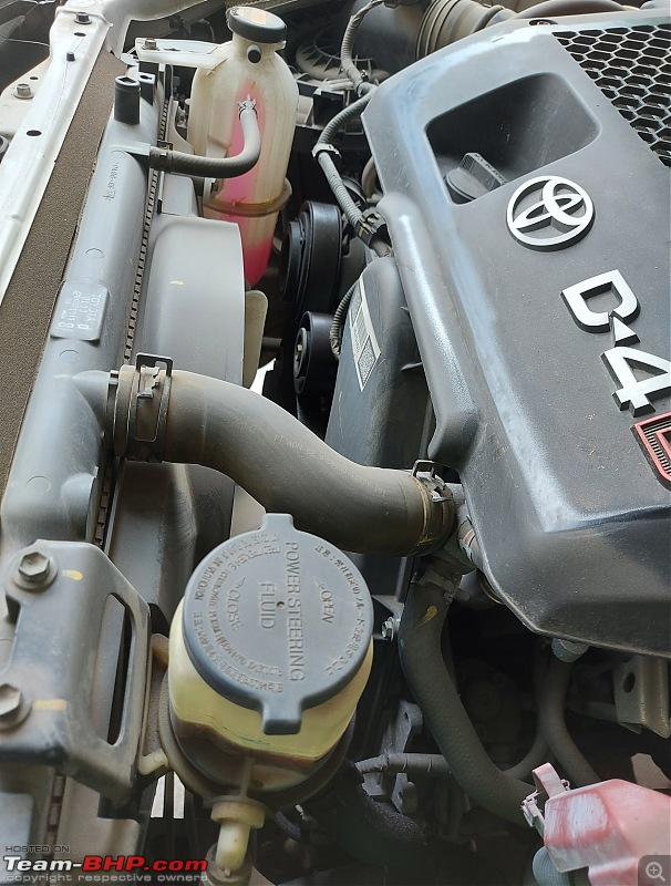 Long-term review of a 2014 Toyota Fortuner AT | Ageless Rockstar-fortuner_ps_coolant_radhose.jpg