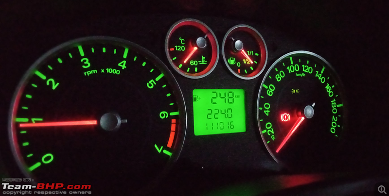 A Feisty Fiesta | Our Ford Fiesta 1.6L Petrol | 1,15,000 km up!-fiesta-night-instruments.png