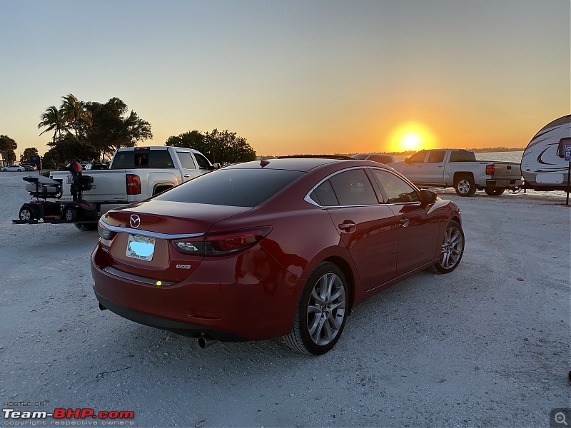 My sleek red Mazda 6 | Ownership review-beach.jpg