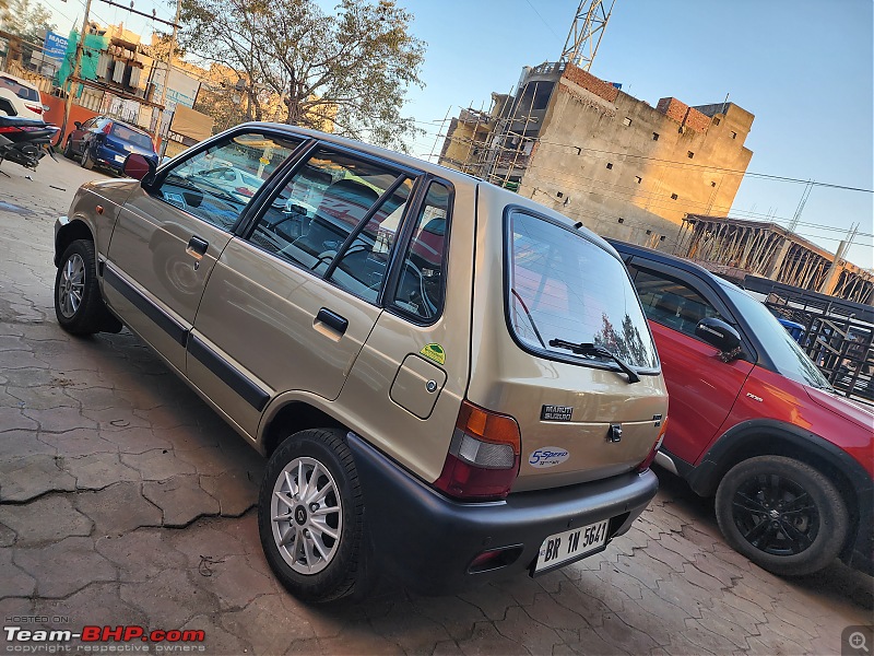 The love of my life - A 2000 Maruti 800 DX 5-Speed. EDIT: Gets export model features on Pg 27-20230107_165307.jpg