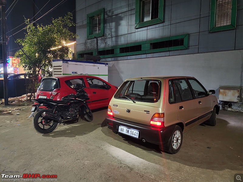 The love of my life - A 2000 Maruti 800 DX 5-Speed. EDIT: Gets export model features on Pg 27-20230314_211317.jpg