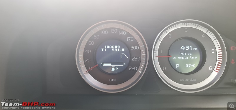 Volvo S60 D5 Ownership Review : 10 years, 82000 km update!-volvo-odo-100k.jpg