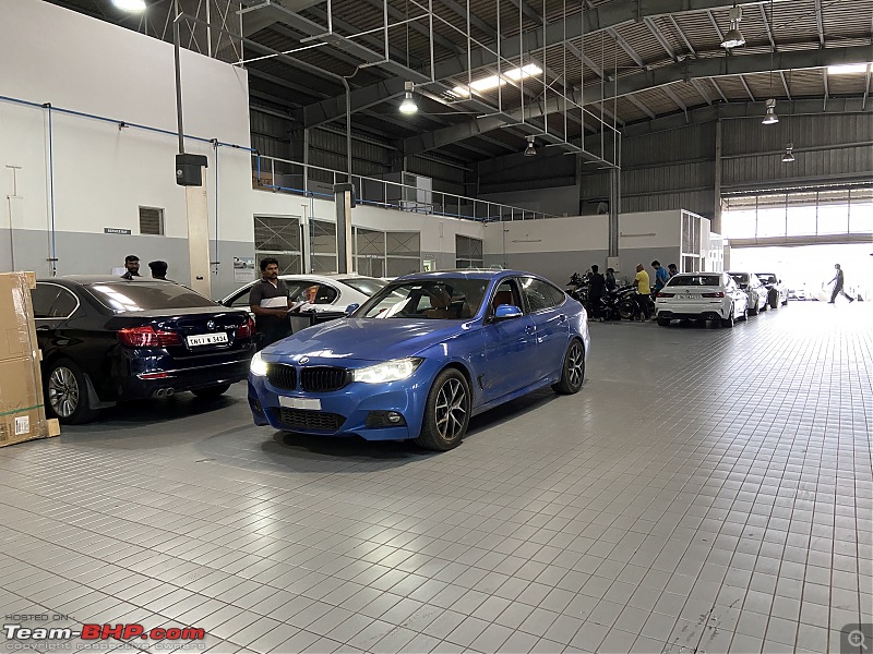 A GT joins a GT - Estoril Blue BMW 330i GT M-Sport comes home - EDIT: 100,000 kilometers up-workshop.jpg