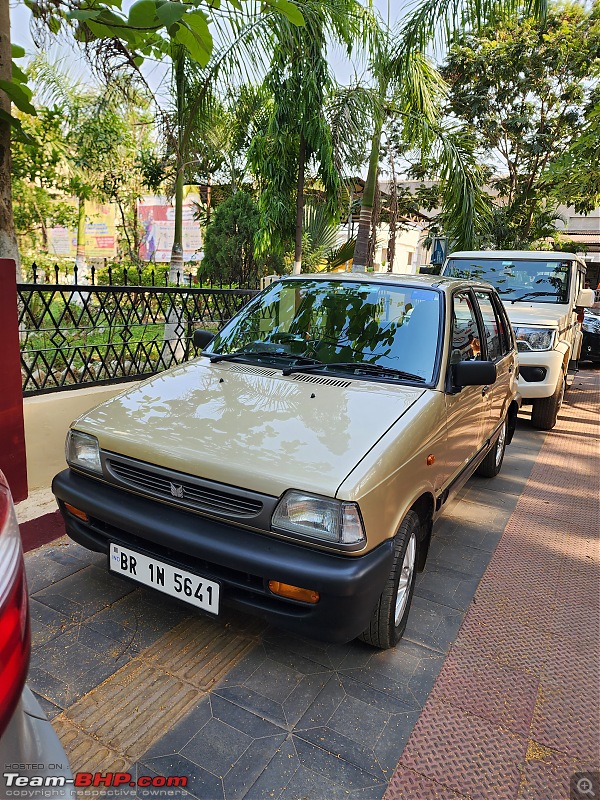 The love of my life - A 2000 Maruti 800 DX 5-Speed. EDIT: Gets export model features on Pg 27-20250425_153016.jpg