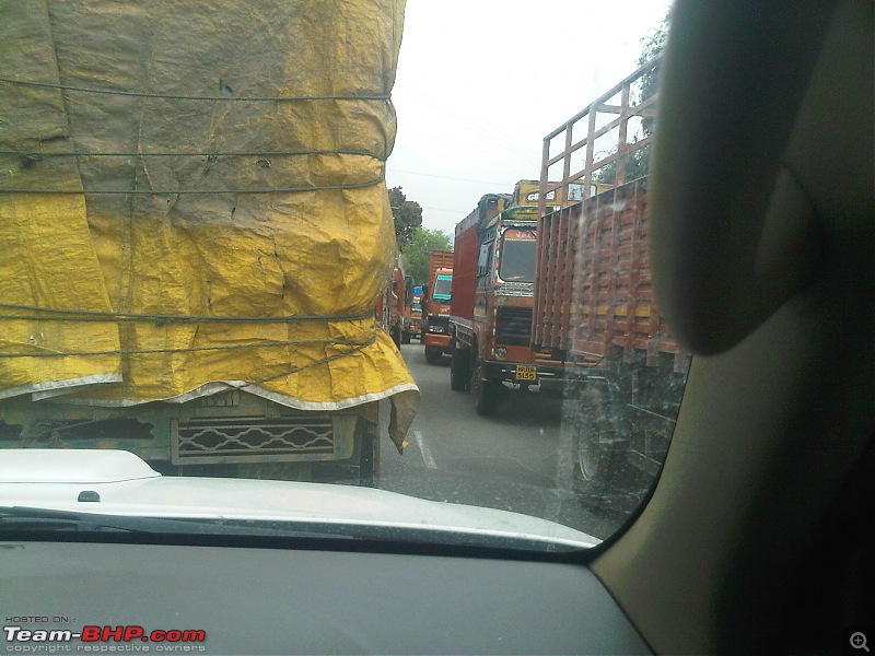 Obelix, the Invincible Toyota Fortuner! 2,00,000 km and going strong! EDIT: Sold!-88-traffic-jam-bilaspur.jpg