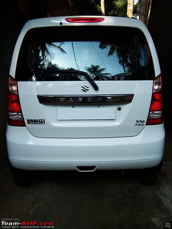 My 3 Cylinder Ride - Maruti Wagon R VXI ABS - 11 years / 90,000 km up!-rear-view.jpg