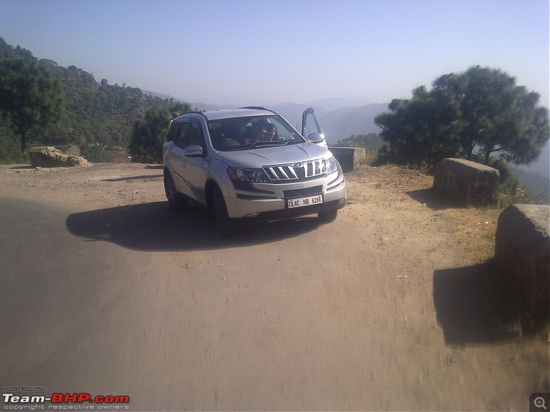 Mahindra XUV 500 - Moondust Silver - Loaded with chrome - first in Delhi-kasauli-trip-xuv.jpg