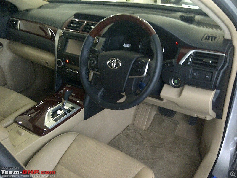 Obelix, the Invincible Toyota Fortuner! 2,00,000 km and going strong! EDIT: Sold!-new-camry-int-front-driver.jpg