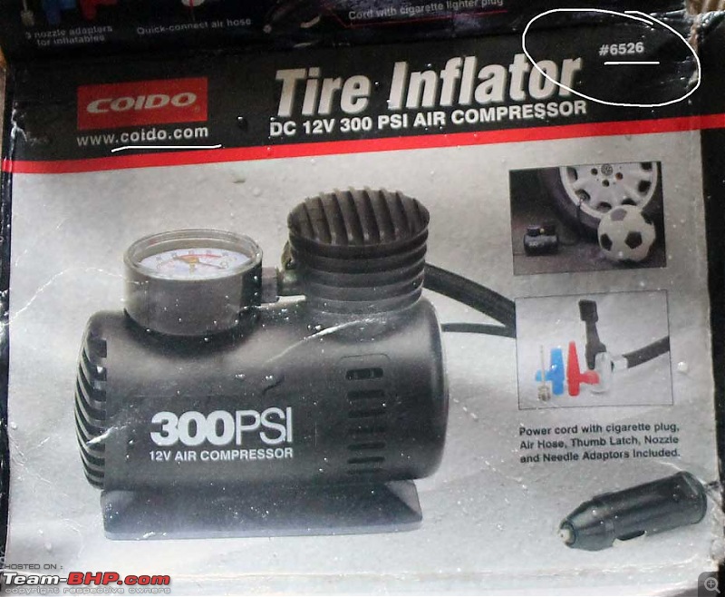 Tyre pressure gauge and portable inflator pump / foot pump-codio1.jpg