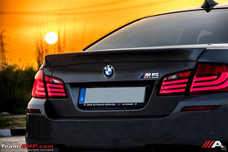 PICS : Tastefully Modified Cars in India-m5-rear.jpg