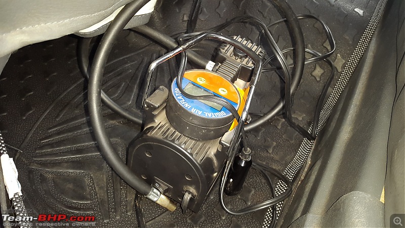 Tyre pressure gauge and portable inflator pump / foot pump-20150701_154057.jpg